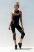 Luli Fama Warrior Spirit Mesh Side Capri